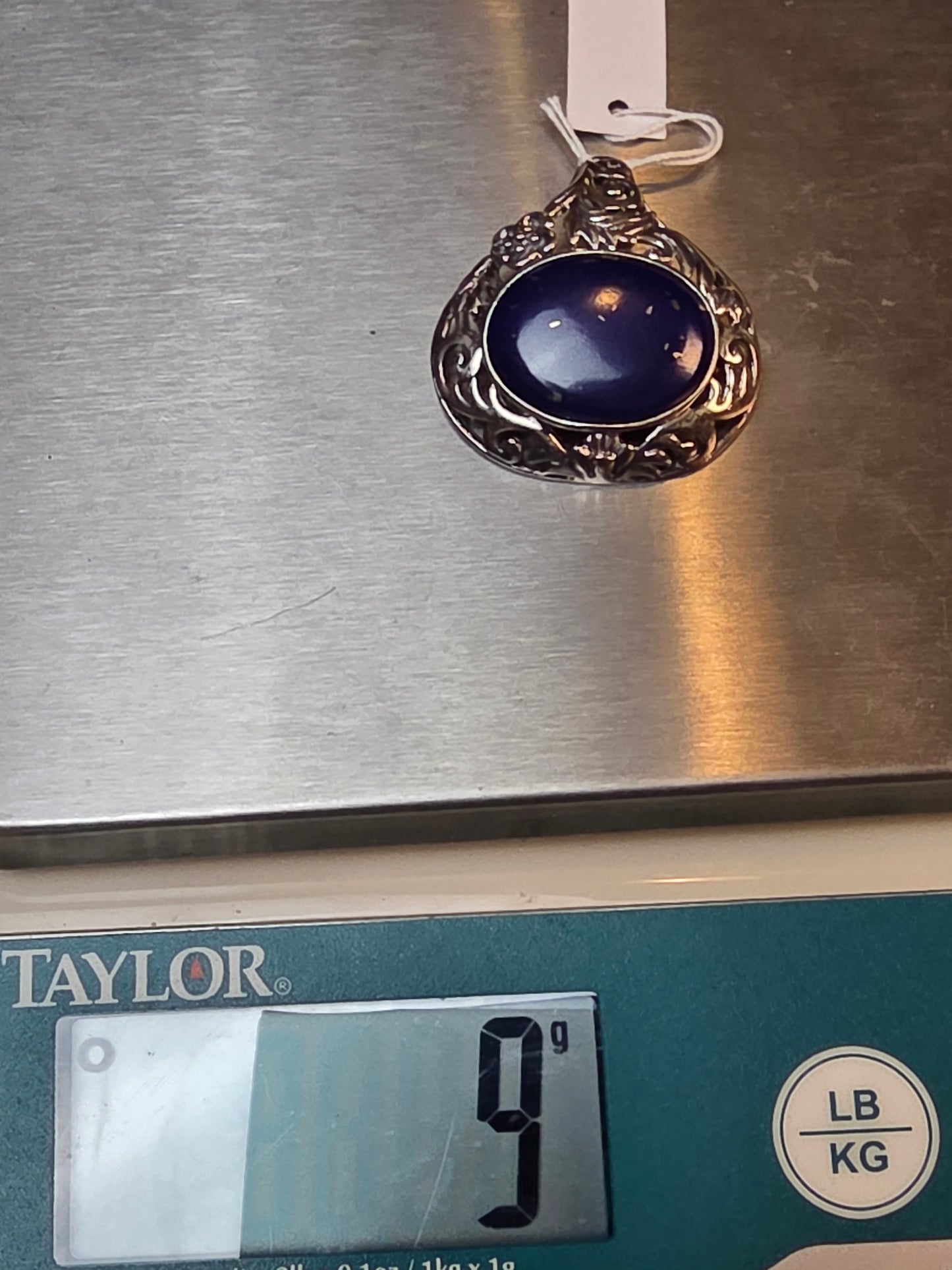 Sterling Silver Lapis Lazuli Sterling Silver Pendant