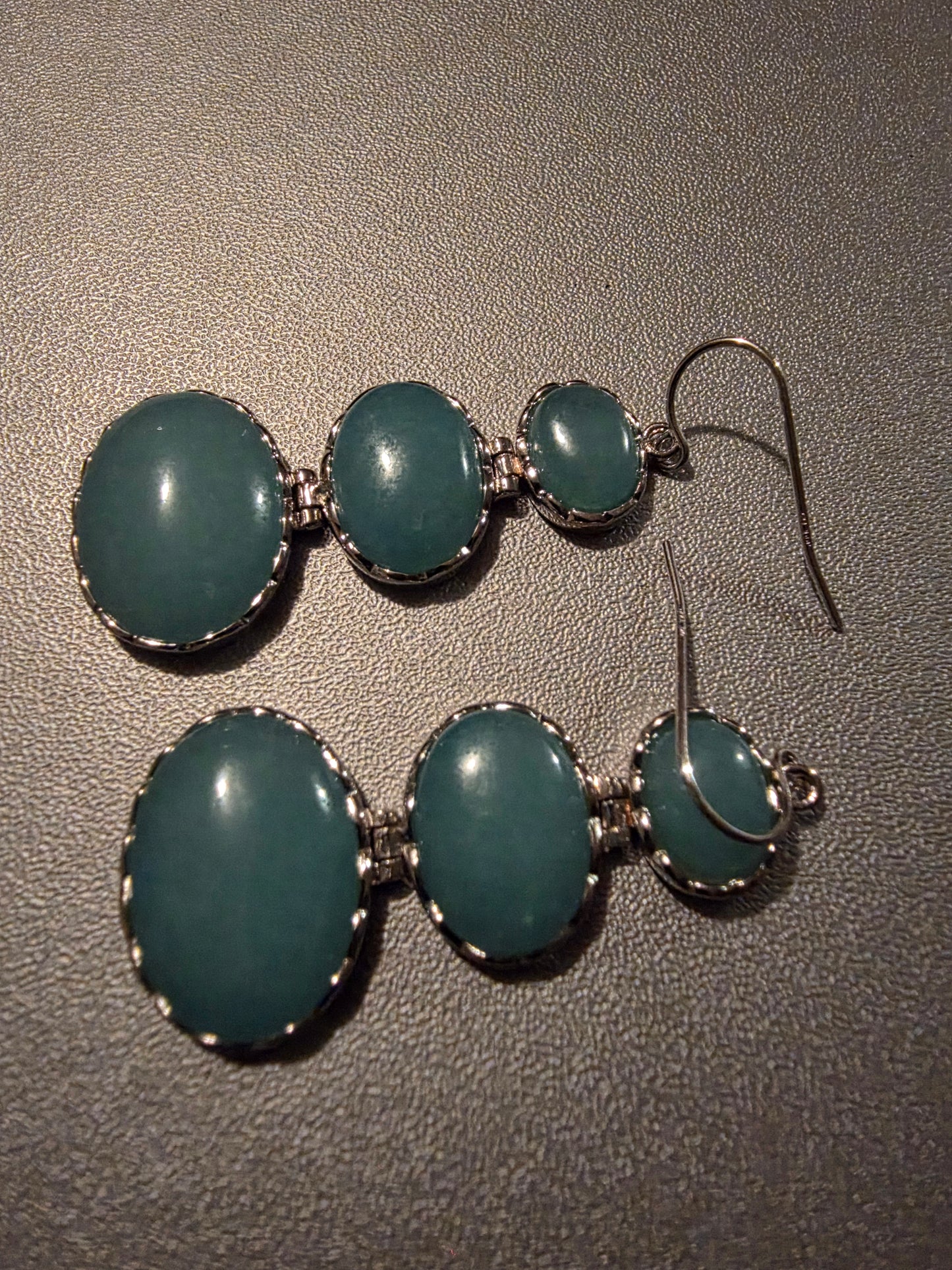 Aqua Chalcedony Gemstone 925 Sterling Silver Earring Jewelry
