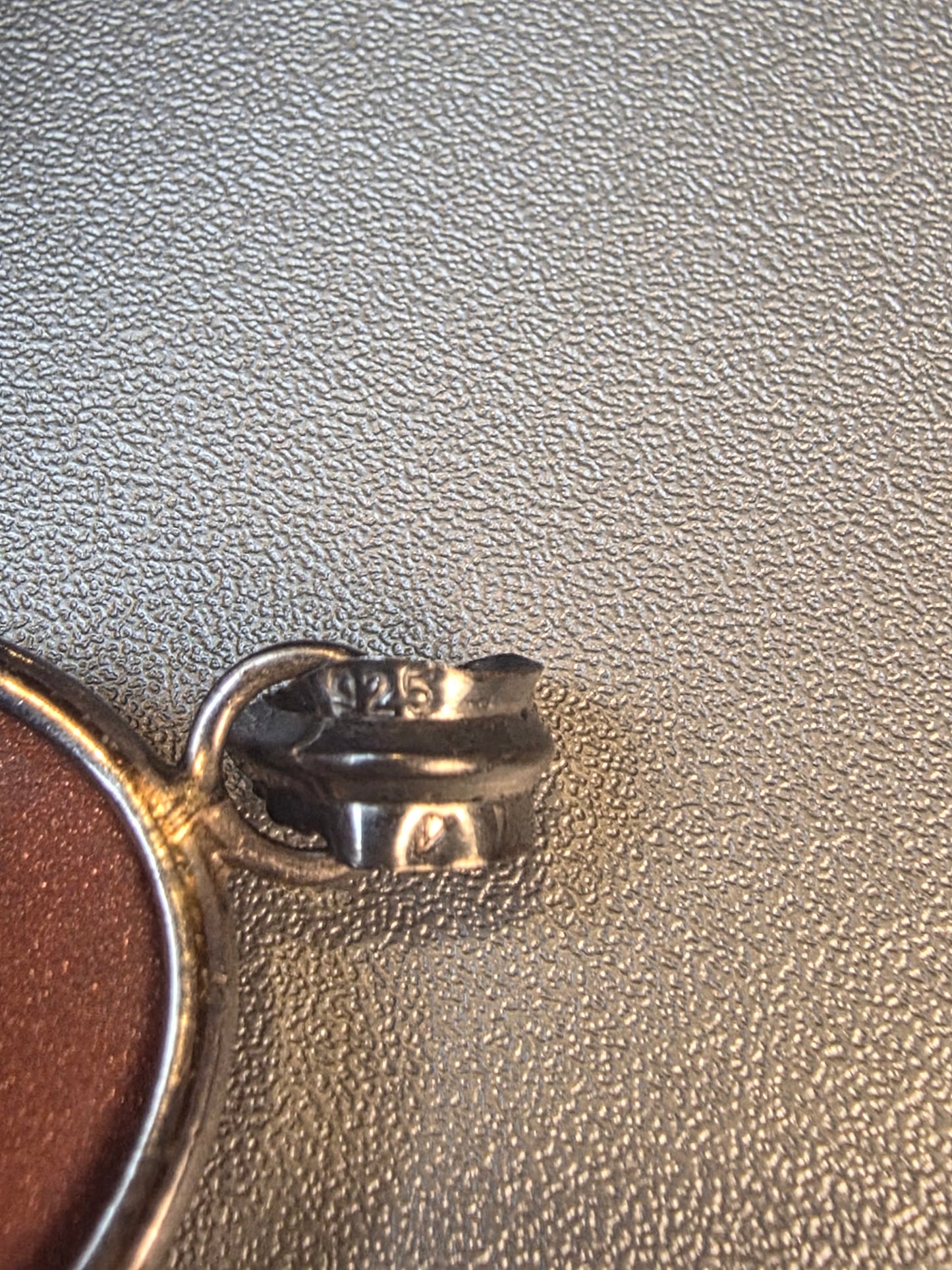 Golden Sandstone Gemstone Vintage Handmade 925 Sterling Silver Pendant