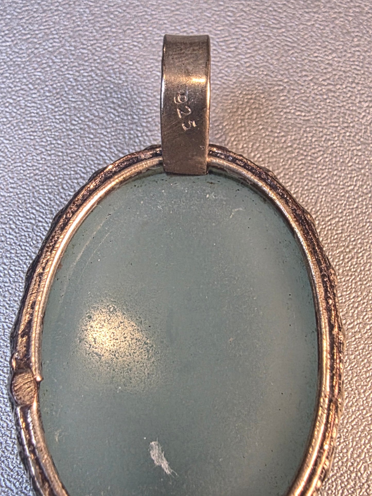 925 Sterile Silver Chalcedony Gemstone Pendant