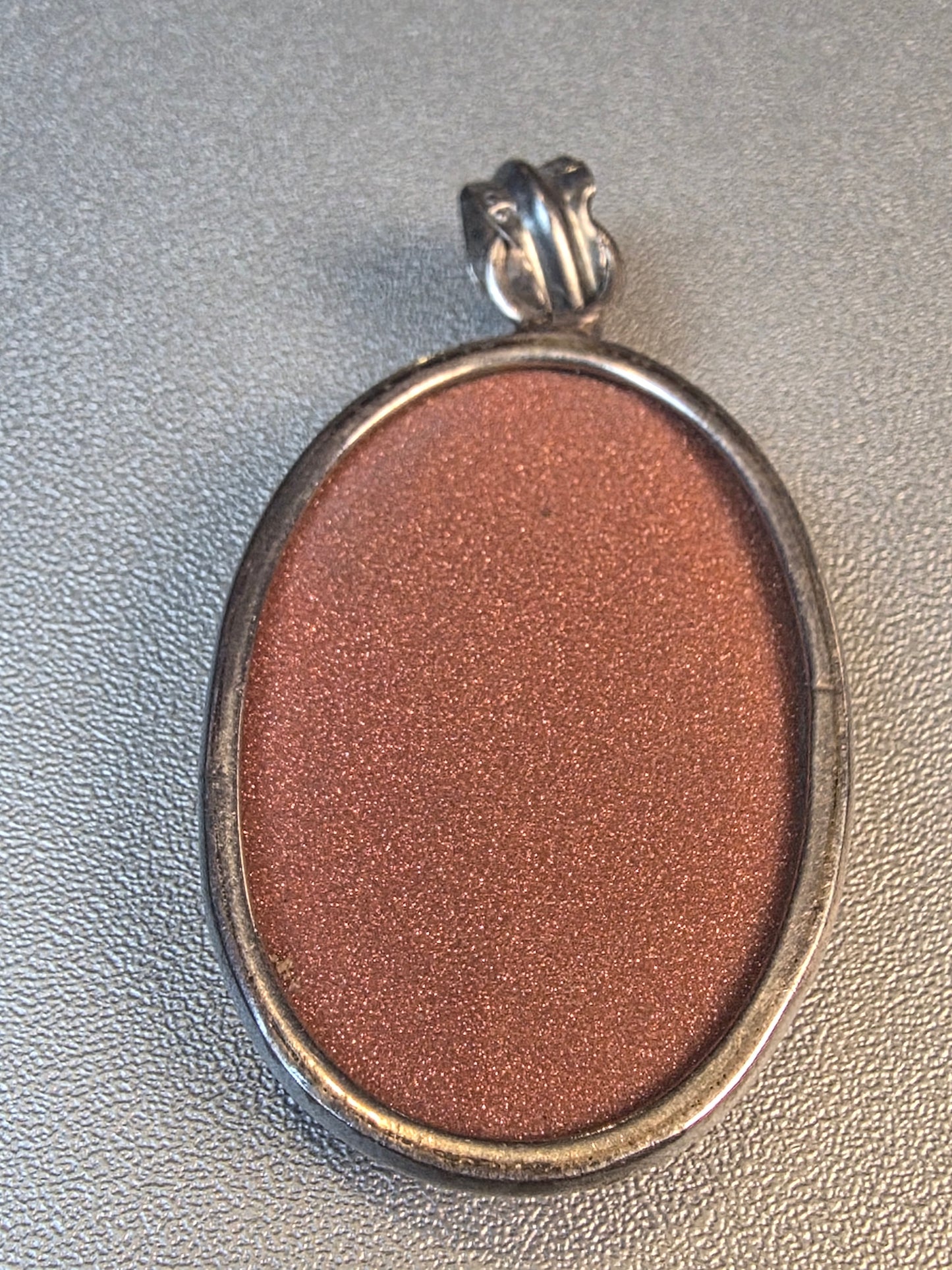 Golden Sandstone Gemstone Vintage Handmade 925 Sterling Silver Pendant