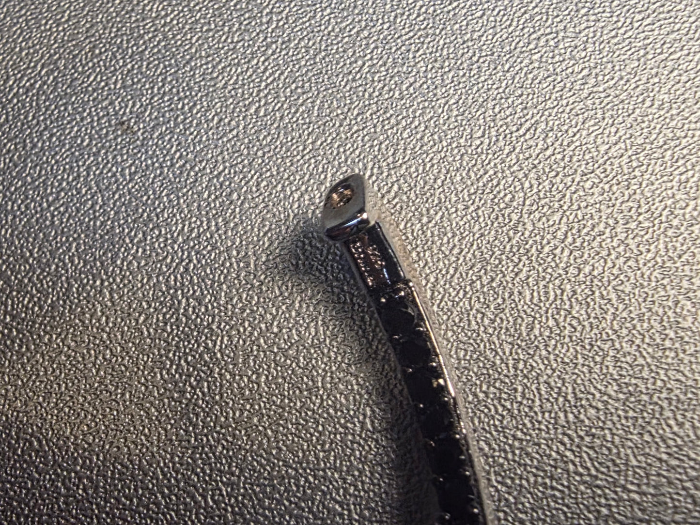 Black Diamond Hoop Earrings Sterling silver Large Hinged Wide Hoop Earrings